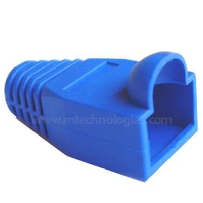 Capa para Conector RJ45 Macho 5+ Azul