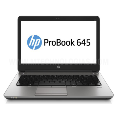 Recondicionado HP Probook 645 G1, Laptop de 14 polegadas, Processador AMD A4, 4 GB de RAM, 500 GB, Windows 10 Pro