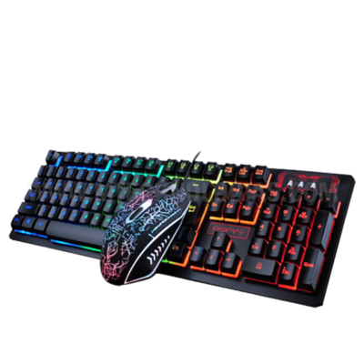 Teclado Mouse Combos K13 Gaming Combo RGB Backlight Mecânica Fring Gamer Kit Silent Set para PC Laptop1