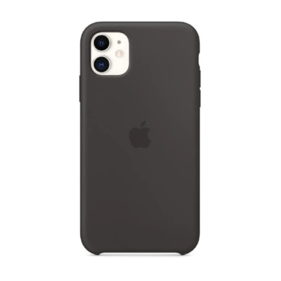 Capa iPhone 11 Apple, Silicone Preto