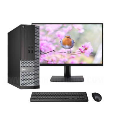 Dell OptiPlex 3020 SFF Computer Desktop PC, Intel Core i5 Processor, 8GB Ram, 500 GB Hard Drive, New FHD 27 LCD Monitor, Wireless Keyboard & Mouse,Wi-Fi & Bluetooth, Windows 10 (Renewed)