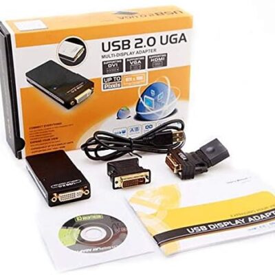 Adaptador de vídeo USB 2.0 x VGA/DVI/HDMI Multi Display UGA