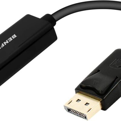 Adaptador Displayport para HDMI, Benfei Dp (Display Port) Macho para Hdmi Female Converter com Áudio para Lenovo, Dell, HP, Asus e outras marcas (Dp para Hdmi)