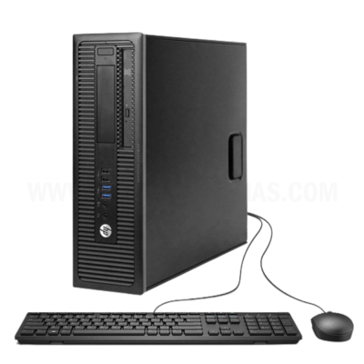 PC Desktop HP EliteDesk 800 G1 Tower recondicionado com processador Intel Core i5-4670, 8 GB de memória, disco rígido de 500 GB e Windows 11 (monitor HP 20 P incluído)