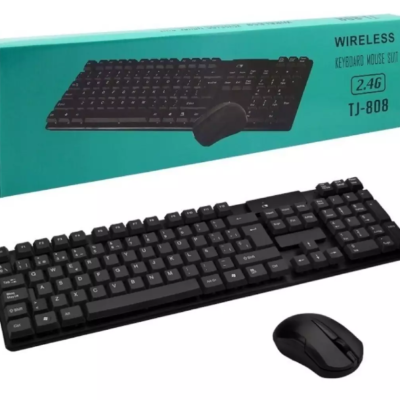 Conjunto de teclado e mouse sem fio TJ-808 2.4G