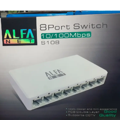 Alfa Net 8 Port Switch Hub