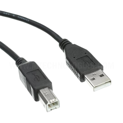 Cabo de impressora/dispositivo USB 2.0 de 3 pés, preto, plugue macho tipo A/macho tipo B, cabo USB de alta velocidade macho para macho B, cabo USB 2.0 para tipo B, cabo de impressora tipo B, caboAtacado