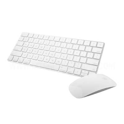 Apple Teclado Magic sem fio 2 – MLA22LL/A com mouse Bluetooth Apple Magic 2 – MLA02LL/A (renovado)