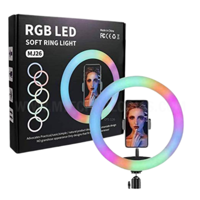 Click to open expanded view Luz de anel suave de LED RGB (MJ26)