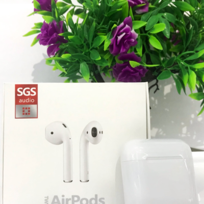 Fones de ouvido sem fio AirPods, TWS-SGS, brancos, de alta tecnologia