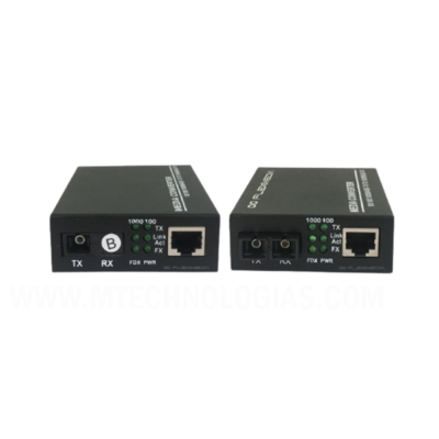 CONVERSOR DE FIBRA OPTICA MM E SM 10/100/1000 1 FO SC P/ RJ45 FWE2-121 AEB