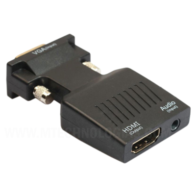 VGA para HDMI (Adaptador VGA 2 HDMI)