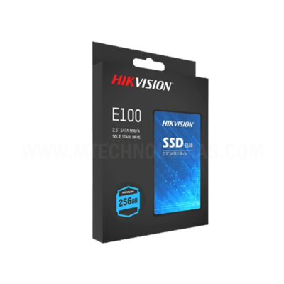 HIKVISION E100 256 GB SSD interno de 2,5 polegadas, SATA 6 Gb/s, até 550 MB/s – Discos de estado sólido 3D Nand TLC