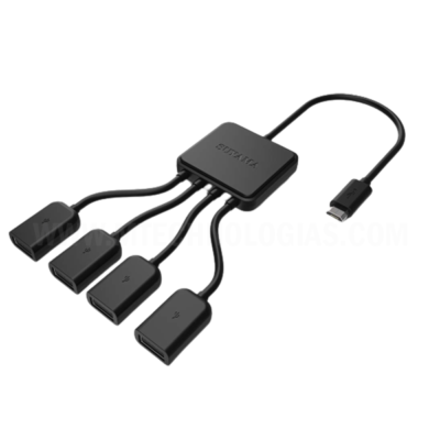 HUB divisor micro USB, SUYAMA 4 portas OTG cabo de host adaptador USB 2.0 para TV Cube, Raspberry Pi 2 3 Pi Zero Android Smart Phone Tablet Samsung Galaxy, HTC, Sony, Google LG/Linux