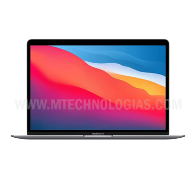 Laptop Apple MacBook Air com tela Retina de 13 “, chip M1 com CPU de 8 núcleos, GPU de 7 núcleos, 8 GB de RAM, SSD de 256 GB, teclado inglês árabe, cor cinza espacial | MGN63AB/A