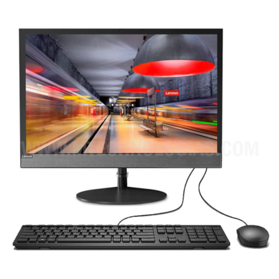 PC LENOVO AIO V130-20IGM Pen DC J5005(up to 3.2GHz)/4GB/1TB HDD/Intel UHD Graphics/BT/WiFi/Webcam/19.5″ WXGA/W10P(10RX0035UM)