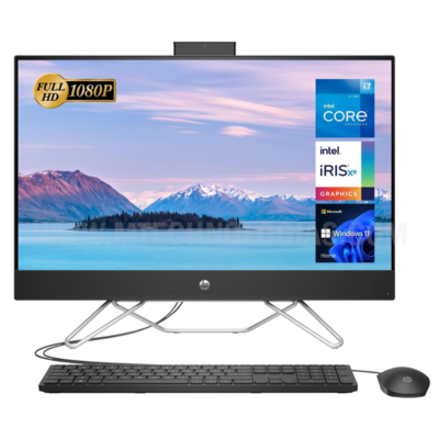 PC HP AIO 27-cb1011ny 12th Gen i7-1255U(up to 4.7GHz)/8GB/1TB SSD/Intel Iris X Graphics/BT/WiFi/HD Webcam/27″ IPS FHD/W11P/WHITE (6P142EA)