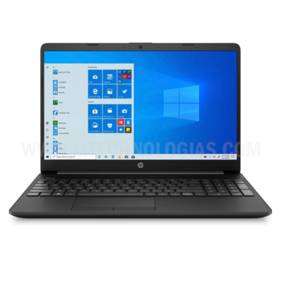 Laptop HP 15 mais recente, 15,6” FHD, Intel Celeron N4020, 4 GB de RAM DDR4, SSD de 128 GB, Bluetooth, webcam, WiFi, preto, Windows 10 Home