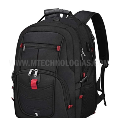 Mochila para laptop de 43 cm, mochila de viagem de negócios, escola, para homens, 15.6” Backpack S-TEK – Preta