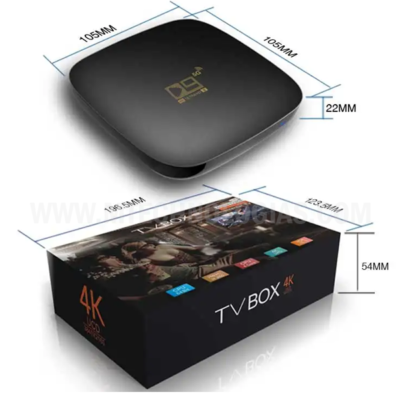 D9 5G TV BOX Android 10.0 Amlogic S905L2 8G RAM 128G ROM 2.4G + 5G WIFI Bluetooth LAN