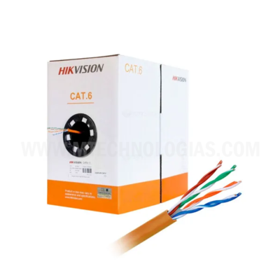 CABLE CAT6 NETWORK 305MTR ROLL HIKVISION DS-1LN6-UU