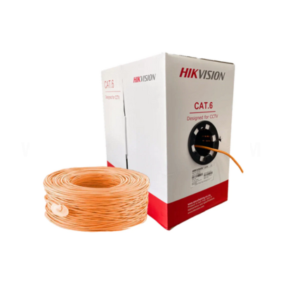 CABLE CAT6 NETWORK 305MTR ROLL HIKVISION DS-1LN6-UU