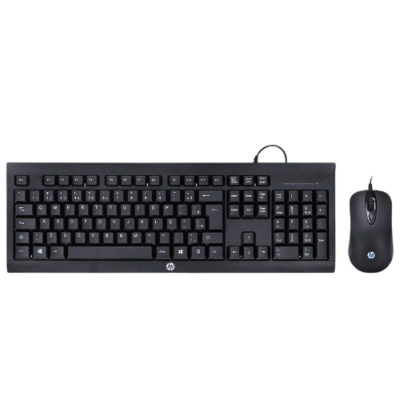 Combo Teclado E Mouse – HP KM100 Preto