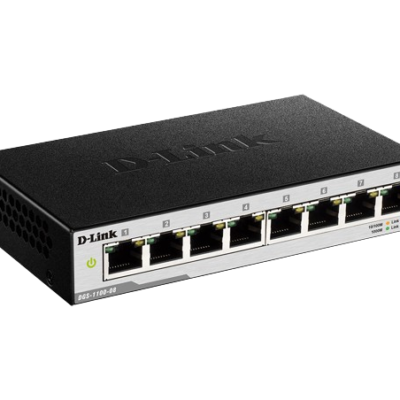 Switch gerenciado inteligente Gigabit de 8 portas DGS-1100-08