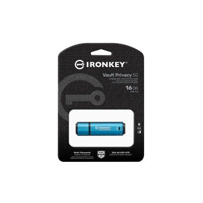 PEN DRIVE 16GB KINGSTON IRONKEY VAULT PRIVACY 50