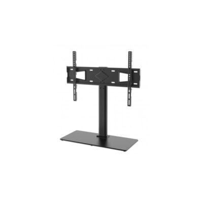 SUPORTE TV MANHT. 32′ A 65′ MÁX.45KG AJUST BASE VIDRO