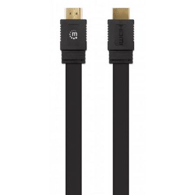 CABO HDMI 1MT (M/M) Plano 4K@60Hz PRETO MANHATTAN