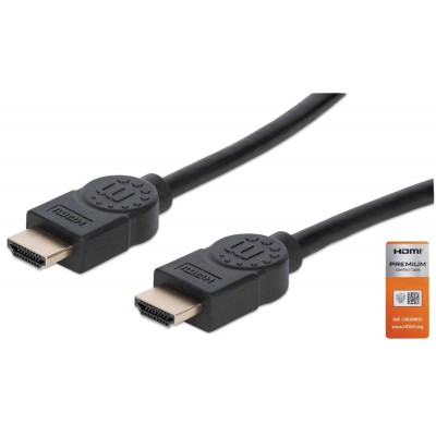 CABO HDMI 5MT (M/M) 4K@60Hz UHD 18 Gbps PRETO MANHATTAN