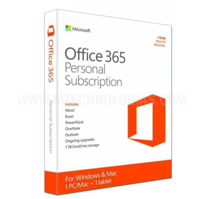 SW MS OFFICE 365 FAMÍLIA 6PC 1 ANO – ESD