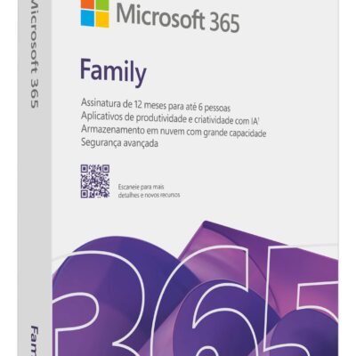 SW MS OFFICE 365 FAMÍLIA 6PC 1 ANO – ESD