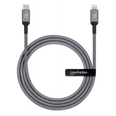 CABO ILYNK USB-C (M) 1.0MT PARA LIGHTNING (M) 18W MANHATTAN