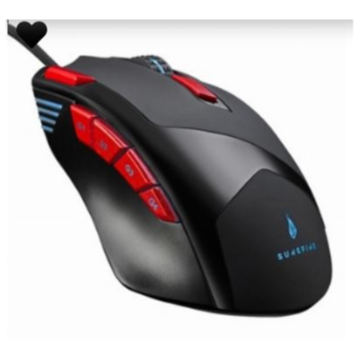 Mouse (Rato) Gamer Eagle SureFire RGB de 9 Botões +LED. NEDIS