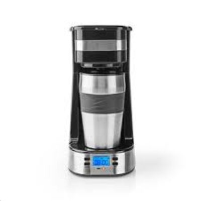 Cafeteira Eléctrica 0,4L Negro/Prata.Svx