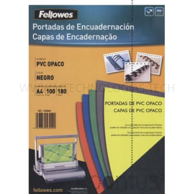 ME CAPAS ENCAD. A4 OPACO PRETO 100F FELLO