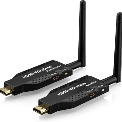 Kit de transmissor e receptor HDMI sem fio, extensor sem fio HDMI portátil 1080 P sem fio