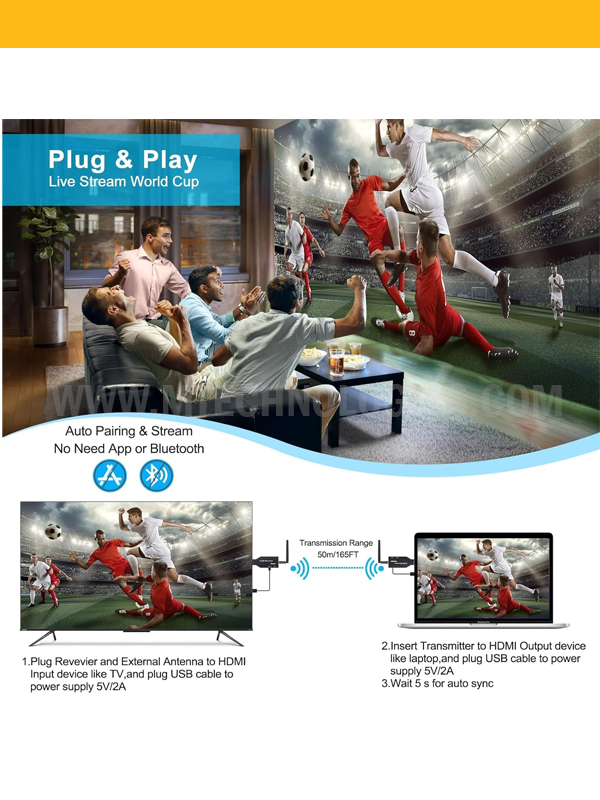 HDMI WIRELESS 50M 3