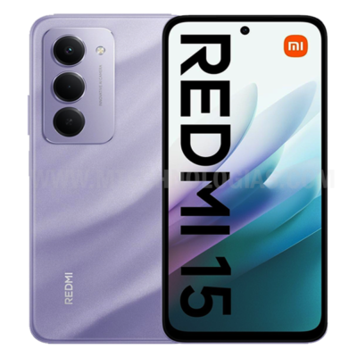 XIAOMI Redmi 15 4G LTE (compatível com Tmobile Tello Mint & Global) (256 GB + 8 GB) Dual SIM desbloqueado 6,9 polegadas 50 MP modelo 25062RN2DL (roxo arenoso)