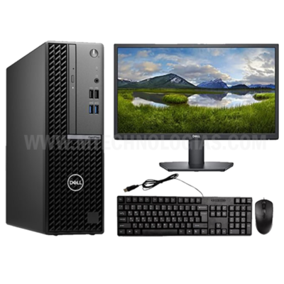PC DE MESA DELL  OPTIPLEX MICRO PLUS 7010  CORE I7 13 TH Gen  SSD 512 GB  RAM 16 GB  TECLADO E MOUSE SEM FIO   + MONITOR DELL P2424H  MONITOR DE 24 POLEGADAS