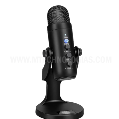 BMG-USB-K4 Webcast Live Youtube Condensador Microfone Áudio Estúdio Gravação Som