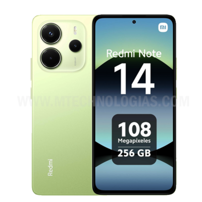 XIAOMI Redmi Note 14 4G LTE (for Tmobile Mint Tello Global) (256GB + 8GB) 6.67″ 120Hz 108MP AI Camera Global Version Dual Sim