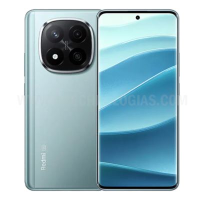 Celular Xiaomi Redmi Note 14 Pro+ 5G NFC Dual SIM 256GB 8GB RAM de 6.67″ 200+8+2MP 20MP – Frost Blue (Global)