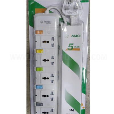 Extensão elétrica múltipla de 13 amperes com 3 metros de comprimento