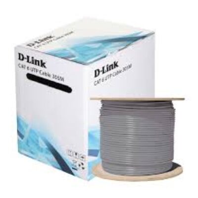 CABO DE REDE BOBINE DLINK 305M CAT6 FTP OUTDOOR ETHERNET CINZA