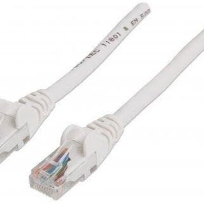 CABO DE REDE RJ45 INTELLINET 5M CAT6 UTP ETHERNET CINZA